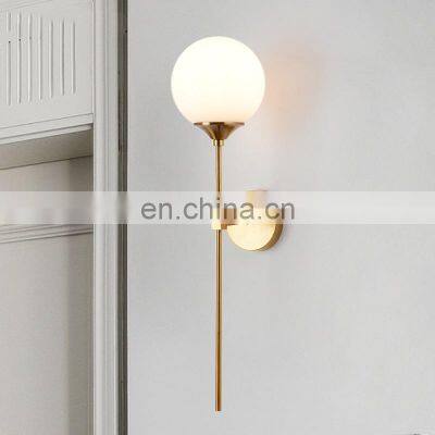 Modern Simple Indoor Hotel Room Bedroom Bathroom Mounted LED Wall Lamp Light For Decoration photo-3