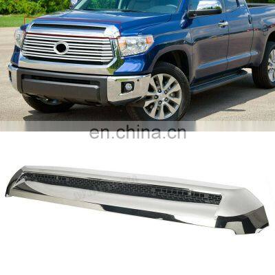 Front Upper Chrome Hood Bulge Molding for Tundra 2014-2020 2021