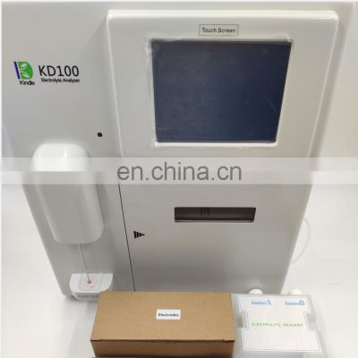 Clinical Equipment K, Na, Cl, iCa Test Electrolyte Analyzer with free reagent ISE analyzer