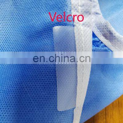 Isolation Suit 45g Blue SMS Disposable Isolation Gown Suit photo-4