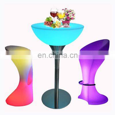 square stand up bar tables outdoor round party cocktail night club furniture led bar tables