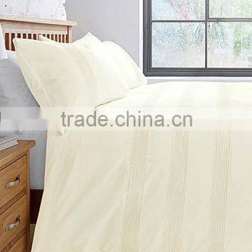 romantic Microfiber pintuck customized colour duvet cover