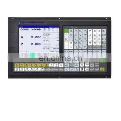 Factory direct sale 2-axis CNC control system kit similar to GSK CNC controller panel, with ATC + PLC CNC lathe controller