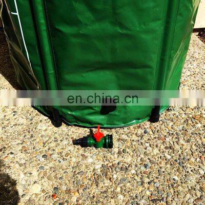 1000L Garden Collapsible Foldable Liquid Water Tank Plastic PVC Tarpaulin Rain Barrel photo-5