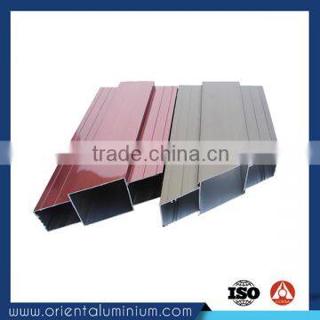 colorful powder coated aluminium frame profile