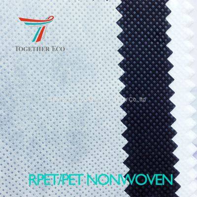 Heat-Resistant Pet Nonwoven Fabric 100 Polyester Spunbond Non Woven Fabric Rolls For Wall Paper photo-2