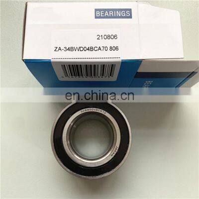 Famous brand Wheel hub bearings ZA-34BWD04BCA70 size 34*64*37mm Angular contact ball bearing ZA-34BWD04BCA70/S6NS5 in stock