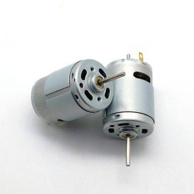 RS-385 High Speed Micro DC Motor Brushed Metal Stainless Steel Gear Motor 24V for Power Tools Popping Machines Massage Equipment photo-4
