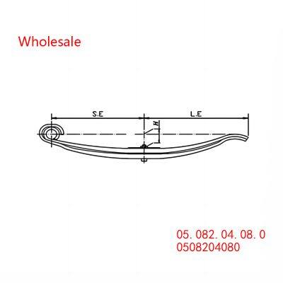 05.082.04.08.0, 0508204080 Trailer Parabolic Spring of  BPW parabolic spring hand trolley Wholesale For BPW