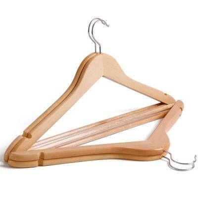 Factory Direct Sale Wooden Hangers for Closet Coat Clothing Store Wood Hangers