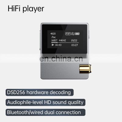 OEM MP3 Lossless Music Player DSD256 Hifi Player Mini HIFI Lossless Player Metal Student Sports Running Walkman