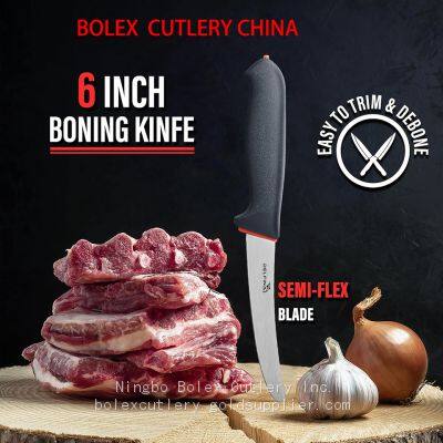Meat Kebab Beef Sausage Fish Mutton Processing Slaughtering Butchery Hand Knives Tools Smallwares Hooks Supplies Produced by Bolex China Colour Coded Softgrip Santoprene Handles Full Range photo-3