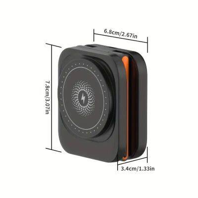 3 in 1 Wireless Charger Magnetic Stand Black Portable Foldable Wireless Charging Station for IPhone 12-15 Pro Max