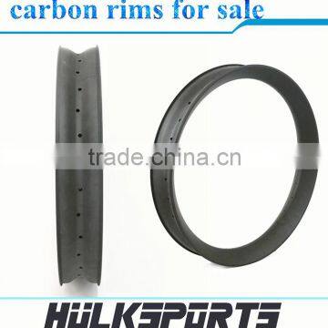 China mountain bike high-profile carbon wheels for sale new design bicycle parts carbon 26er mtb rim