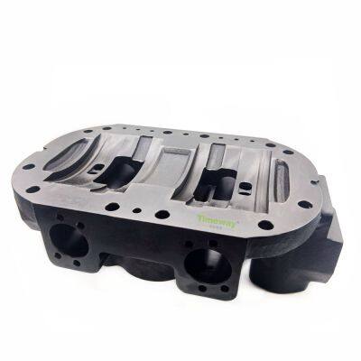 Hitachi HPV118 Hydraulic Piston Oil Pump Rear Cover Carbon Steel Fittings High Quality Repair Replacement Parts for Excavator photo-2