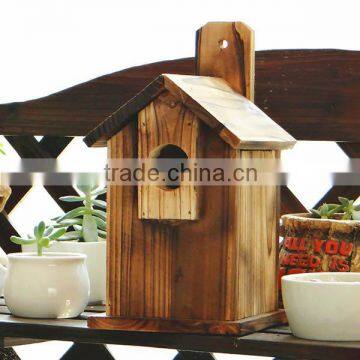 2016 Small Wood Bird House, Custom Wood Pet House Bird House