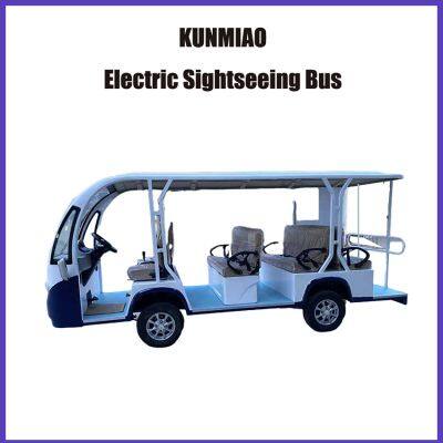 Kunmiao 4000W Electric Bus High Quality Electric Sightseeing Bus Without Door photo-3