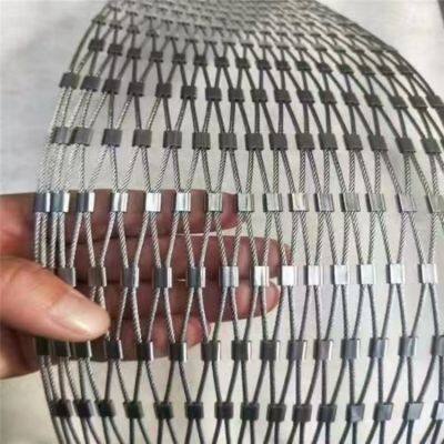 Stainless Steel Wire Rope Mesh for Animal Enclosures and Bird Netting