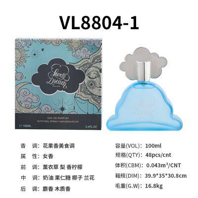 Cloud Perfume For Women 100ml Floral Purple Pink Clouds Eau De Parfum, Luxury Feminine Fragrance, Long Lasting Perfume