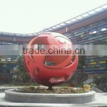 Shengfa stainless steel sphere hollow sculptures of sale metal in zhejiang jinhua