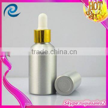 30ml essential oils aluminum bottle with aluminum bottle dropper