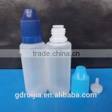 wholesale liquid 18ml plastic jar with long thin tip