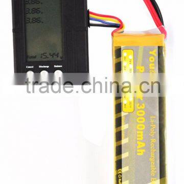 Rechargeable 3000mAh 14.8V 4S 35C Max 70c RC Lipo Battery