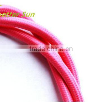 Colored Braided Electric Lighting Textile Cable for Edison Blub