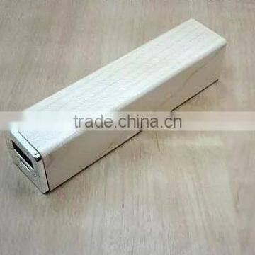 2600mah nature wooden power banks for phone