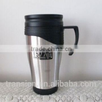 Promotional Stainles steel mug for coffe with lid