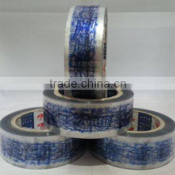 Bopp Custom Logo Printed Clear Packing Tape Transparent Adhesive Tape from China Manufactuer