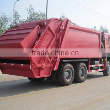 Sinotruk Howo 16 M3 Compressed waste Garbage Compactor Truck For Sale