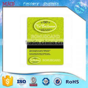 MDC110 Customized Plastic Card With Magnetic Stripe