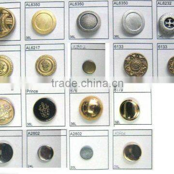 Buttons, Metal Buttons, Antique Buttons, Vintage Buttons for sew on VARIETY OF VINTAGE METAL BUTTONS