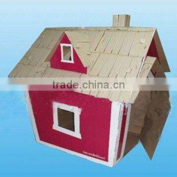 Cardboard children house,play house