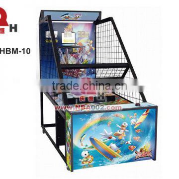 2014 new cion operated basketball machine for children