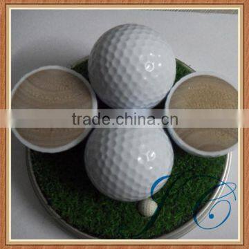 Promotional two piece rubber golf ball with customized logo