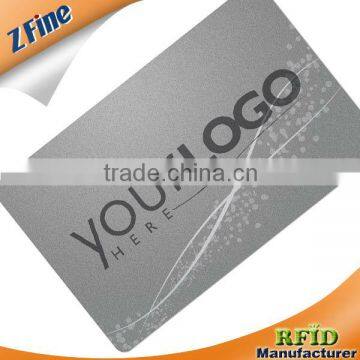 2013 Metal busniess card/siliver vip smart card/metal name card manufacture in ShenZhen