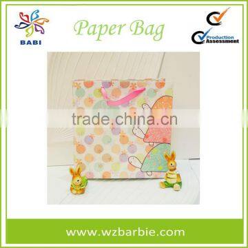 Lovely Animal Recycable Paper Shopping Bag With Handle