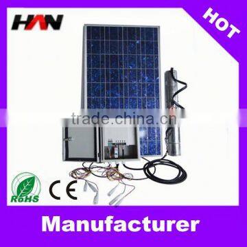 Full stainless steel high flow solar water pumps for ponds