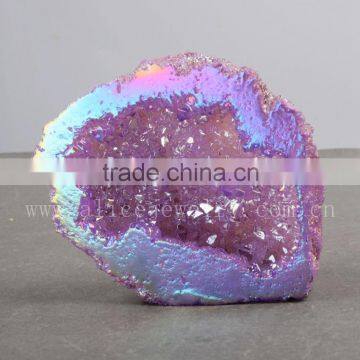 Wholesale Healing Natural Aura Quartz geode, Cactus Quartz geode, Spirit Quartz geode, Hybrid Crystal hybrid crystal geode                        
                                                Quality Choice