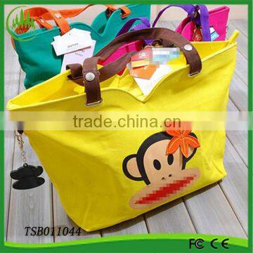 2014Hot selling fashion wholesale korean canvas bag