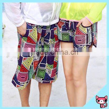 100% Polyester floral unisex board shorts