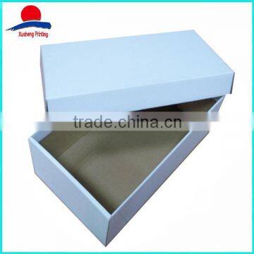 High Quality White Cardboard Shoe Box, White Shoe Box