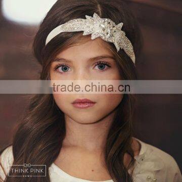 New Floral Vintage Rhinestone Headband Baby Girl Crystal Headband Glisten Headband Baby Hair Accessories Photo Props Wh-1813 photo-2
