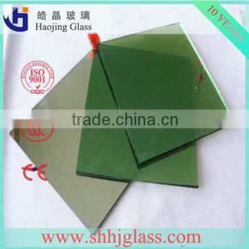 Hot sale high quality green reflective float glass manufacturer