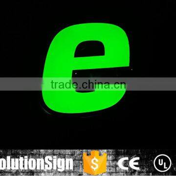 3D outdoor waterproof acrylic led letter light box sign