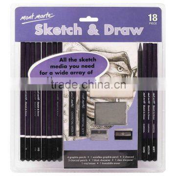 Mont Marte Sketch & Draw Set 18pce