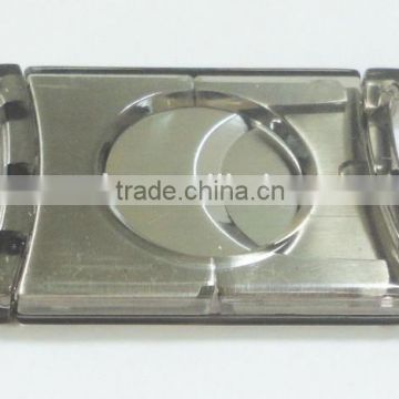 gray plastic transparent cigar cutter