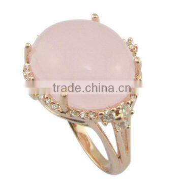 925 Sterling Silver Big Stone Ring photo-1